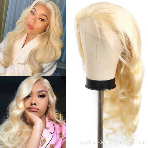 SPARK 613 HD Full Lace Wig Human Hair,13x4 13x6 613 Virgin Lace Front Wig,Platinum Blonde 613 transparent Lace Frontal Wig